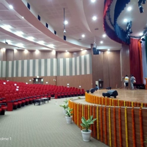Auditorium acoustics treatment by somnandi industries / soundproofing in auditorium