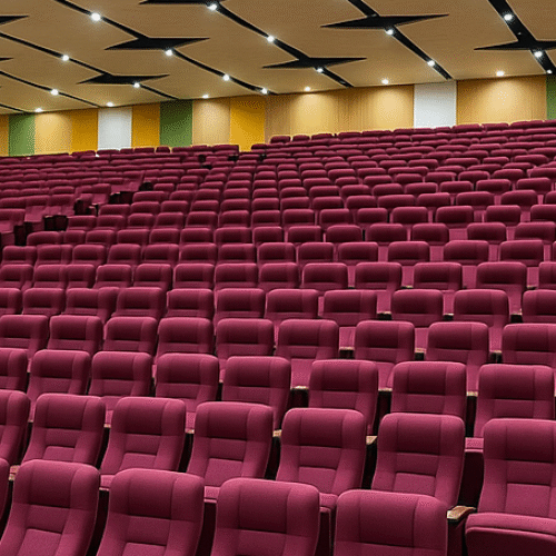 Auditorium acoustics treatment in inida by somnandi industies/ acoustic wall panels for auditorium and ceiling treatment