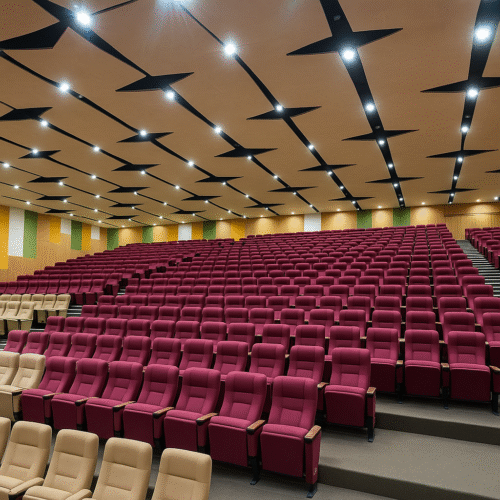 Auditorium acoustics treatment in inida by somnandi industies/ acoustic wall panels for auditorium and ceiling treatment