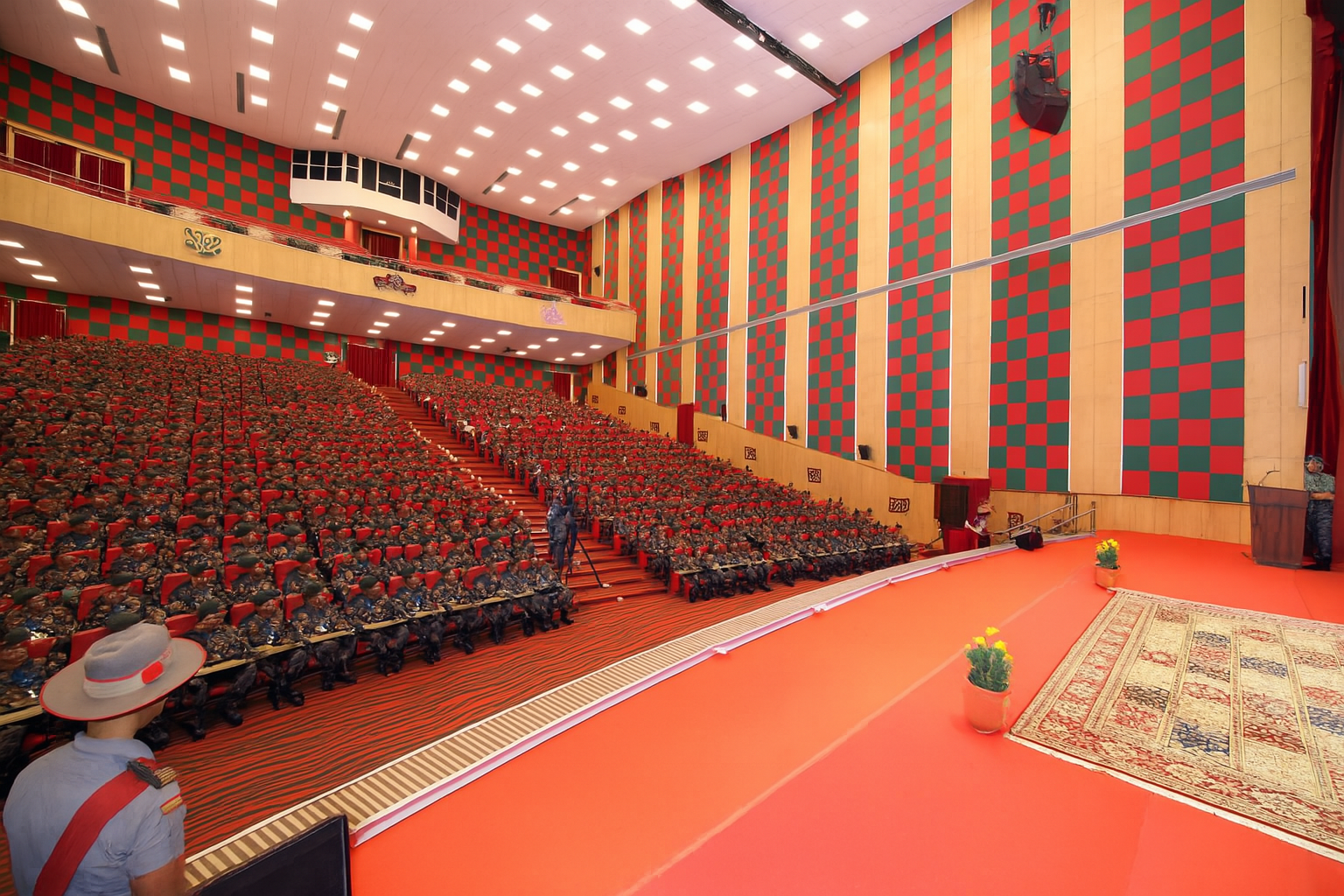 Auditorium acoustics treatment in India by SomNandi Industries. Soundproofing in Auditorium