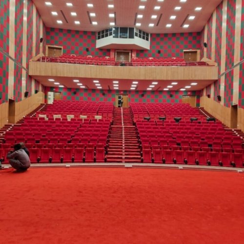 Auditorium acoustics treatment in India by SomNandi Industries. Soundproofing in Auditorium