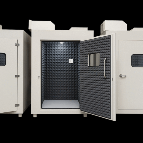 Noise Test Chamber for mobile testing, Anechoic chamber manufacturer in India. NVH Test Chamber