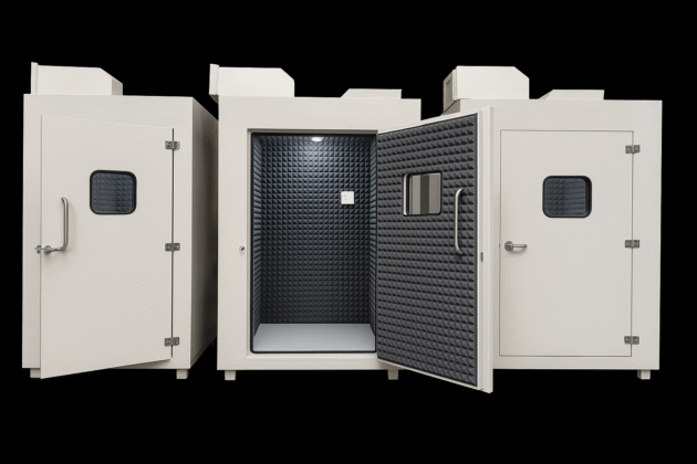 Noise Test Chamber for mobile testing, Anechoic chamber manufacturer in India. NVH Test Chamber