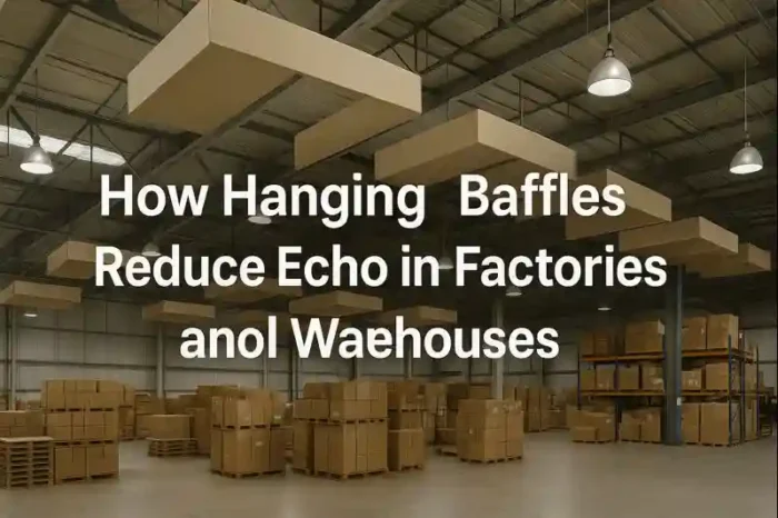 How Hanging Baffles Reduce Echo in Factories and Warehouses