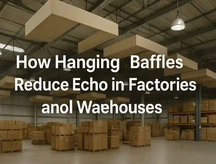 How Hanging Baffles Reduce Echo in Factories and Warehouses