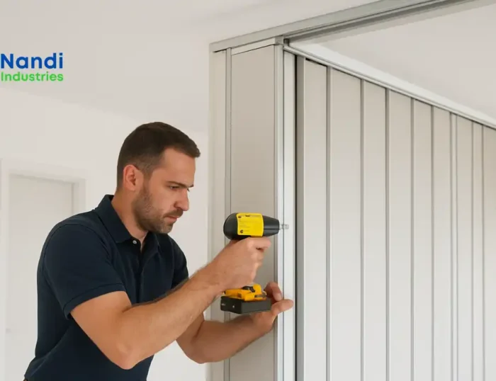 Installing Sliding Folding Partition