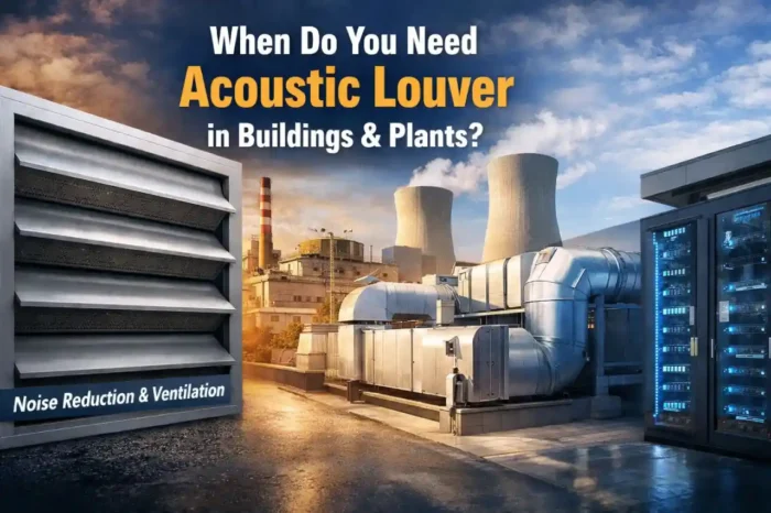 When Do You Need an Acoustic Louver in Buildings & Plants?