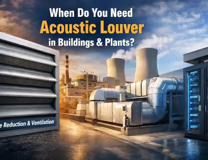 When Do You Need an Acoustic Louver in Buildings & Plants?