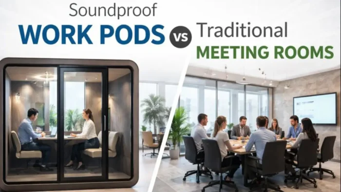 Soundproof Work Pods vs Traditional Meeting Rooms: Which Is Better for Modern Offices?
