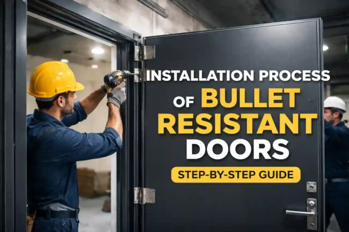 Installation Process of Bullet Resistant Doors: Step-by-Step Guide