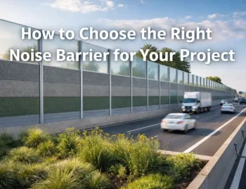 Noise Barrier Manufacturer in India, Noise Barrier, Soundproof barriers for roads and railways