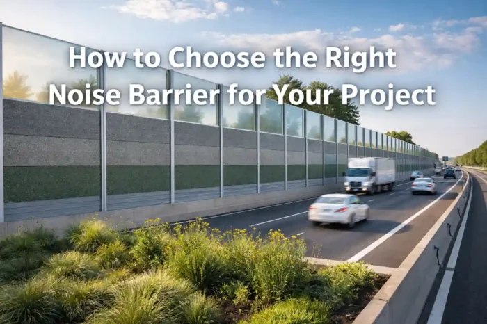 How to Choose the Right Noise Barrier for Your Project