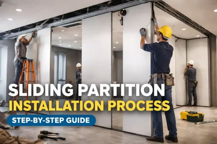Sliding Partition Installation Process – Step-by-Step Professional Guide