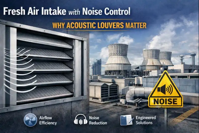 Fresh Air Intake with Noise Control – Why Acoustic Louver Matter