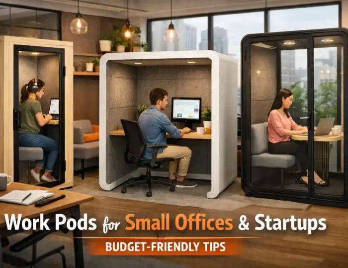 Work Pods for Small Offices & Startups: Budget-Friendly Tips 3 Soundproof Office Pods, Office Pod Enclosures, acoustic pods, meeting pods
