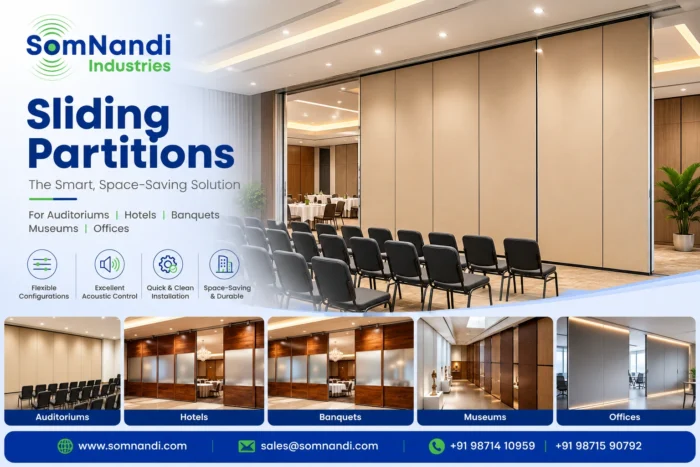Sliding Partitions: The Smart, Space-Saving Solution for Auditoriums, Hotels, Banquets, Museums, and Offices 1 Sliding Partitions: The Smart, Space-Saving Solution for Auditoriums, Hotels, Banquets, Museums, and Offices