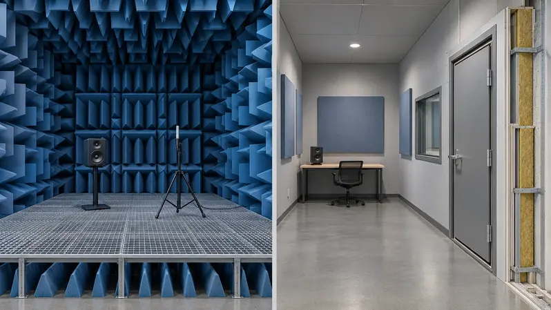 Anechoic Chamber vs Soundproof Room: Explained By SomNandi 1 Anechoic Chamber vs Soundproof Room